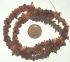 16 inch Strand of 3 to 5mm Cognac Amber Chips